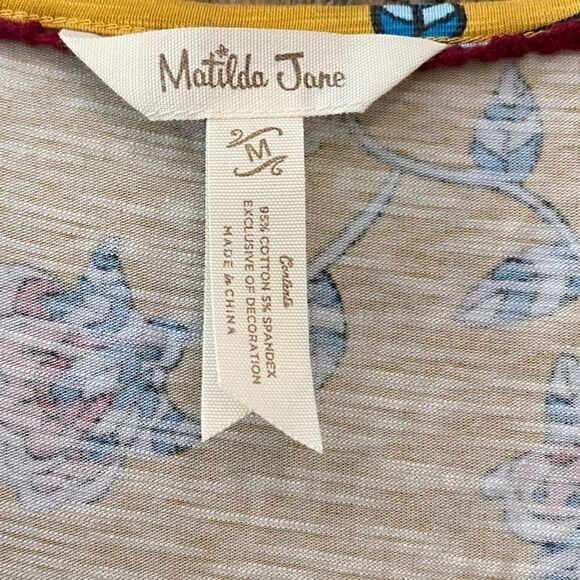 Matilda Jane M Mustard Yellow Liberty Floral Cottage Dress - Picture 7 of 9